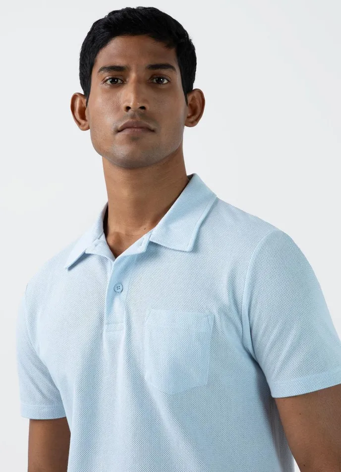 SUNSPEL Polo Shirts Riviera Polo Shirt Light Blue 8211 Men
