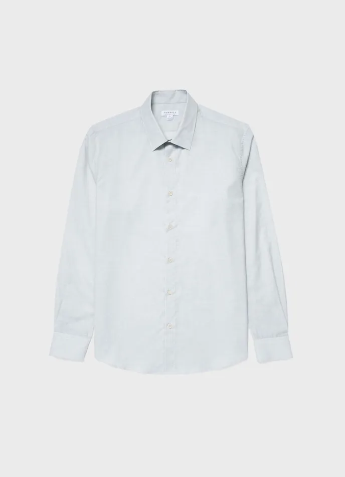 SUNSPEL Shirts Cotton Cashmere Shirt Light Blue 8211 Men