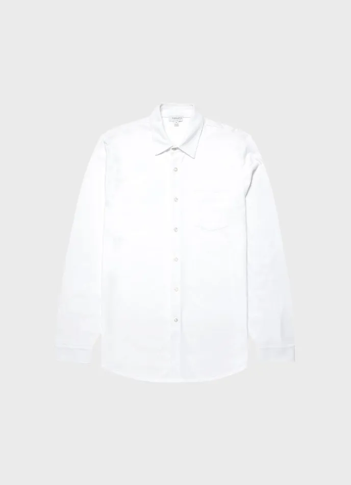 SUNSPEL Shirts Piqu Shirt White 8211 Men