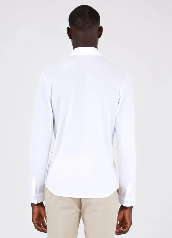 SUNSPEL Shirts Piqu Shirt White 8211 Men
