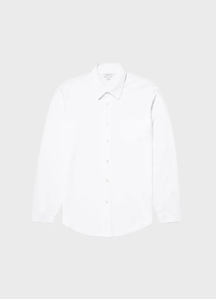 SUNSPEL Shirts Piqu Shirt White 8211 Men