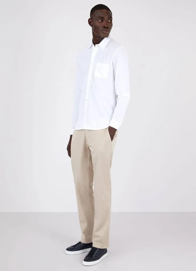 SUNSPEL Shirts Piqu Shirt White 8211 Men