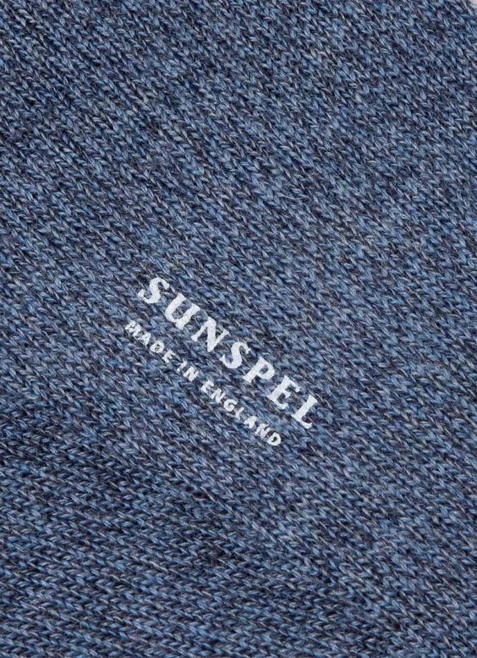 SUNSPEL Socks Merino Wool Socks Slate Blue Twist 8211 Men