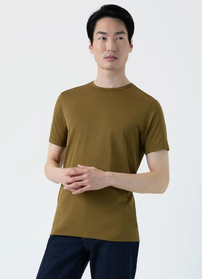 SUNSPEL Tshirts Classic Tshirt Olive 8211 Men
