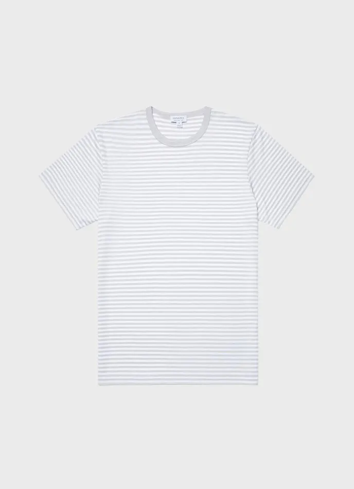 SUNSPEL Tshirts Classic Tshirt Smokewhite English Stripe 8211 Men