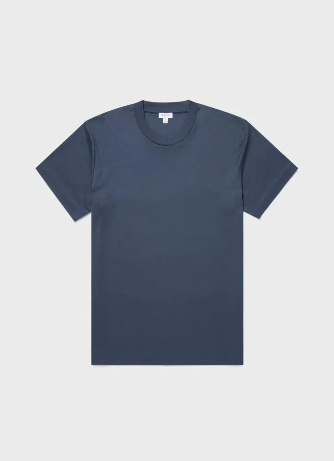 SUNSPEL Tshirts Relaxed Fit Heavyweight Tshirt Slate Blue 8211 Men