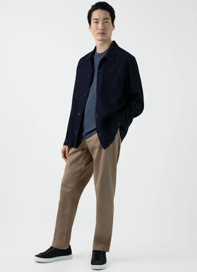 SUNSPEL Tshirts Relaxed Fit Heavyweight Tshirt Slate Blue 8211 Men