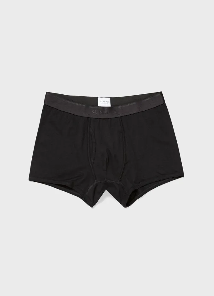 SUNSPEL Trunks and Shorts Superfine Cotton Trunks Black 8211 Men