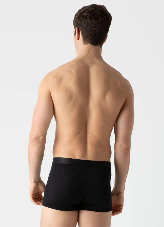 SUNSPEL Trunks and Shorts Superfine Cotton Trunks Black 8211 Men