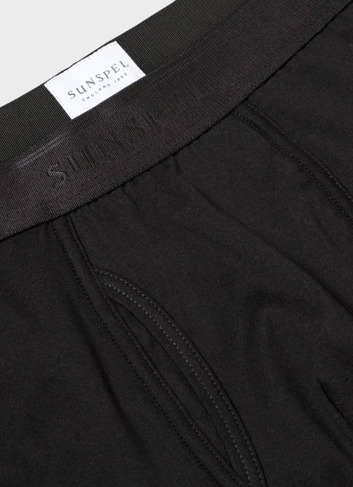 SUNSPEL Trunks and Shorts Superfine Cotton Trunks Black 8211 Men