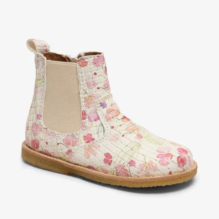sus flower print white White Boots bisgaardshoes KIDS