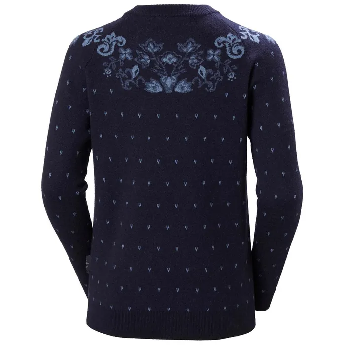 Sweaters Hoodies and Long Sleeve Shirts Women Helly Hansen W WOOL KNIT SWEATER 597 Navy