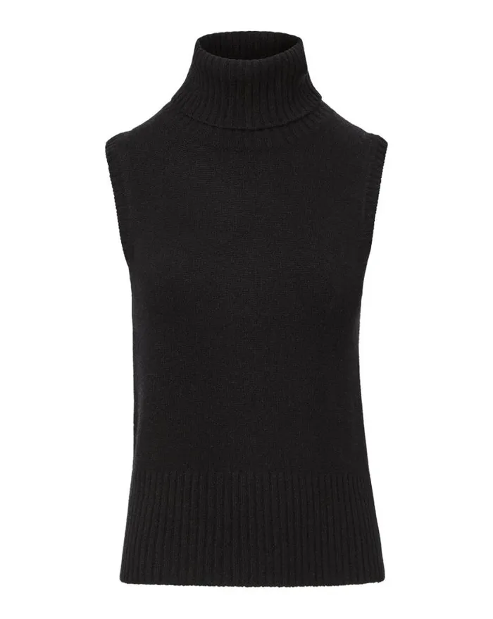 Sweaters Shop Veronica Beard Mazzy Cashmere Shell Black
