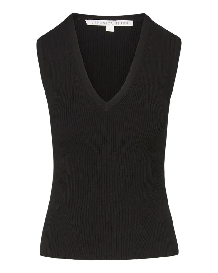 Sweaters Shop Veronica Beard Sid Sleeveless Pullover Black