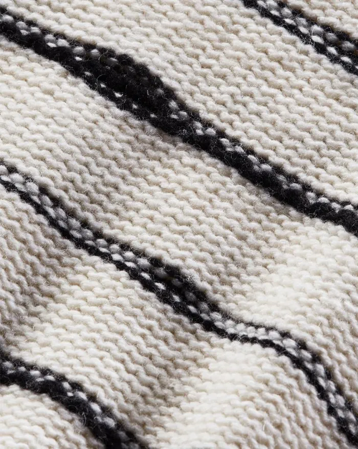 Sweaters Shop Veronica Beard Viori Striped Sweater Whiteblack