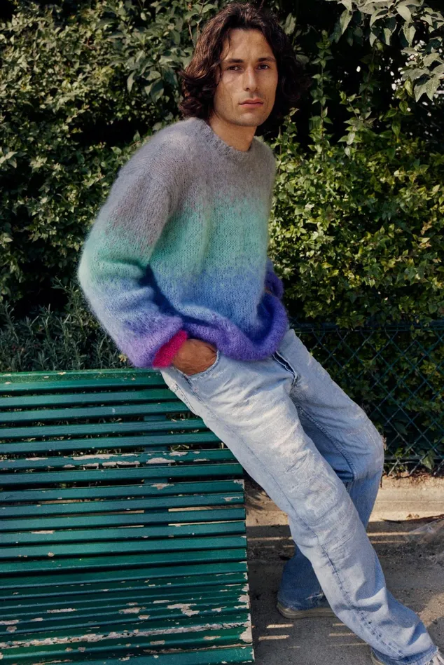 Sweaters Women Rose Carmine SWEATER O TIEandDYE GREY