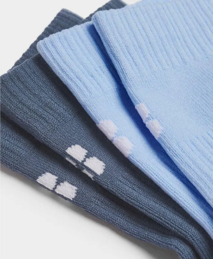 Sweaty Betty Crew Running Socks 2 Pack Breeze Blue AccessoriesClothing