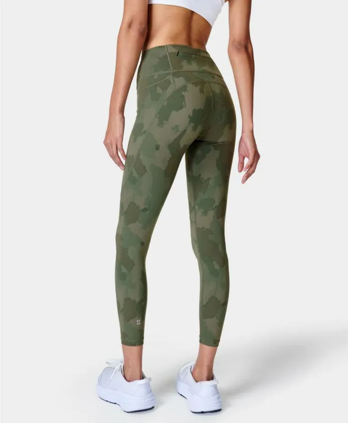 Sweaty Betty Power 78 Workout Leggings Green Painted Camo Print Clothing 78 Length Sweaty Betty Power 78 Workout Leggings Green Painted Camo Print Clothing 78 Length
