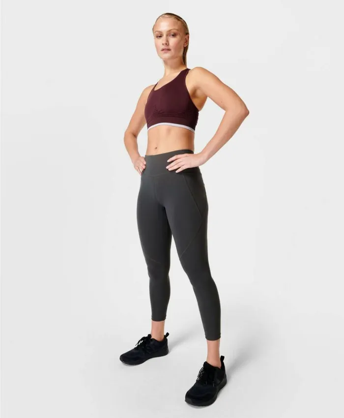 Sweaty Betty Power 78 Workout Leggings Slate Grey Clothing 78 Length