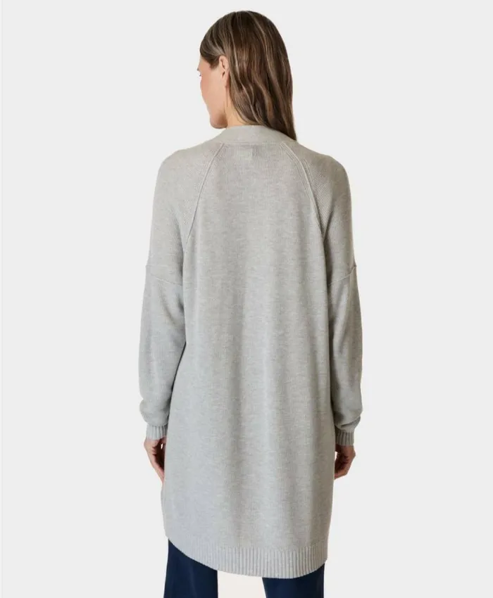 Sweaty Betty Solace Cashmere Blend Cardigan Light Grey Marl Clothing Sweaters Sweaty Betty Solace Cashmere Blend Cardigan Light Grey Marl Clothing Sweaters