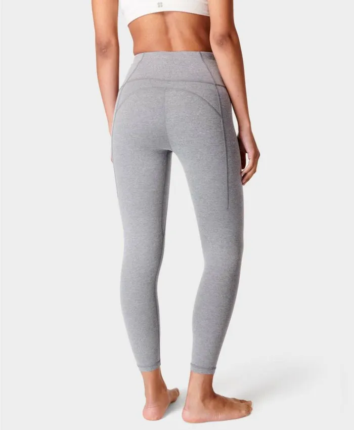 Sweaty Betty Super Soft 78 Yoga Leggings Medium Grey Marl Clothing 78 Length Sweaty Betty Super Soft 78 Yoga Leggings Medium Grey Marl Clothing 78 Length