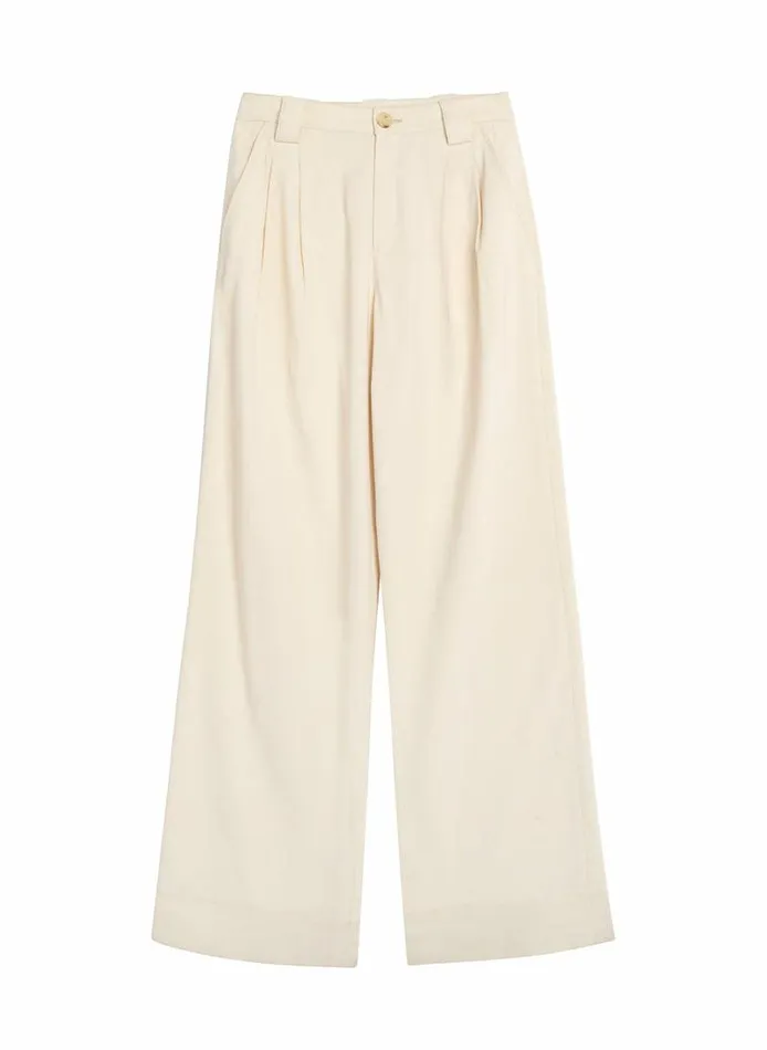 Swim Women ALC Tommy II Stretch Linen Pant Bone Swim Women ALC Tommy II Stretch Linen Pant Bone