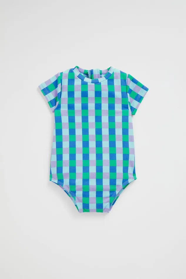 Swimwear Baby Seed Heritage Check Rashsuit Marine