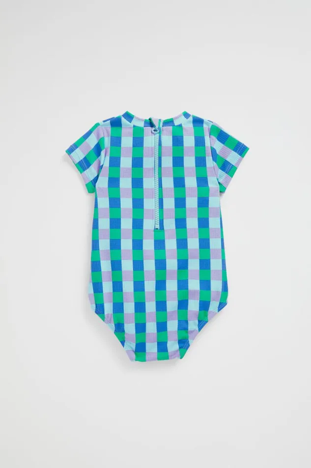 Swimwear Baby Seed Heritage Check Rashsuit Marine