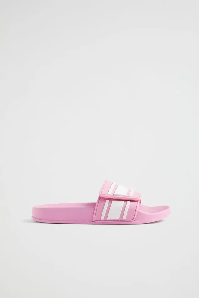 Swimwear GirlBoy Seed Heritage Stripe Rubber Slide Candy Pink