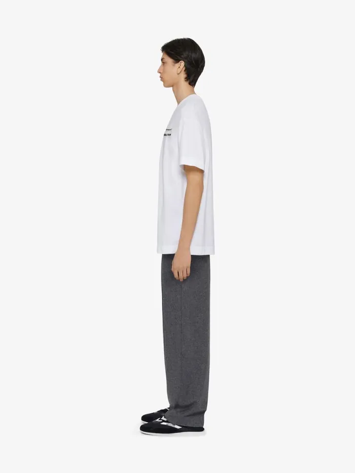 TShirt In Cotton With Gros Grain White Men Givenchy TShirts