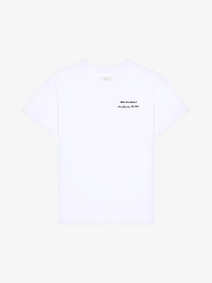 TShirt In Cotton With Gros Grain White Men Givenchy TShirts