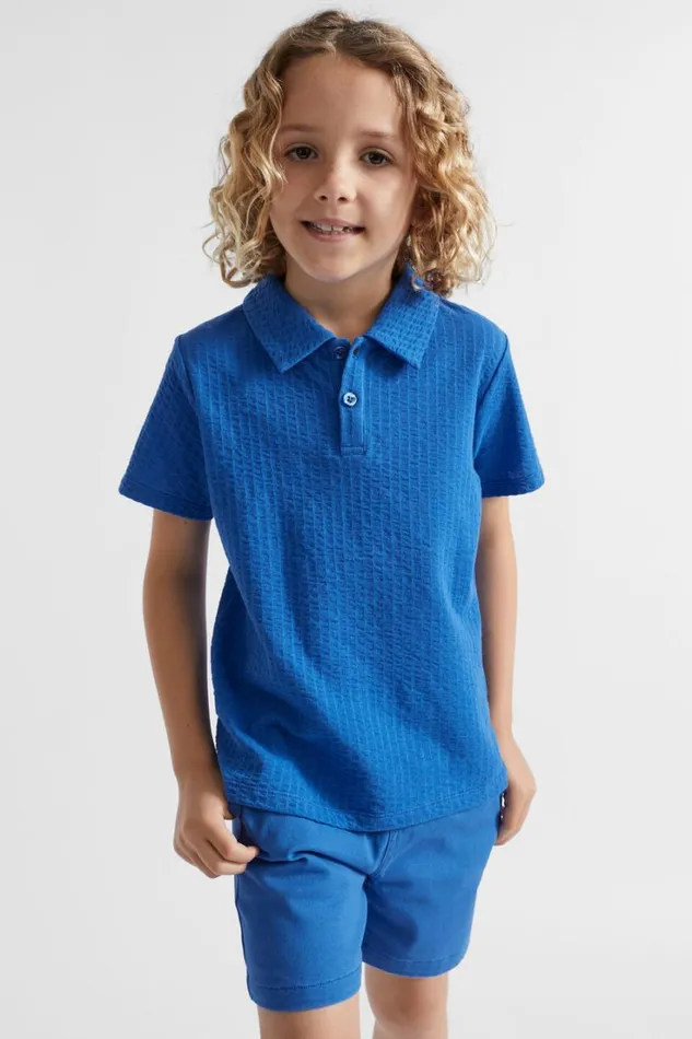 TShirts and Tops Boy Seed Heritage Jersey Polo Marine