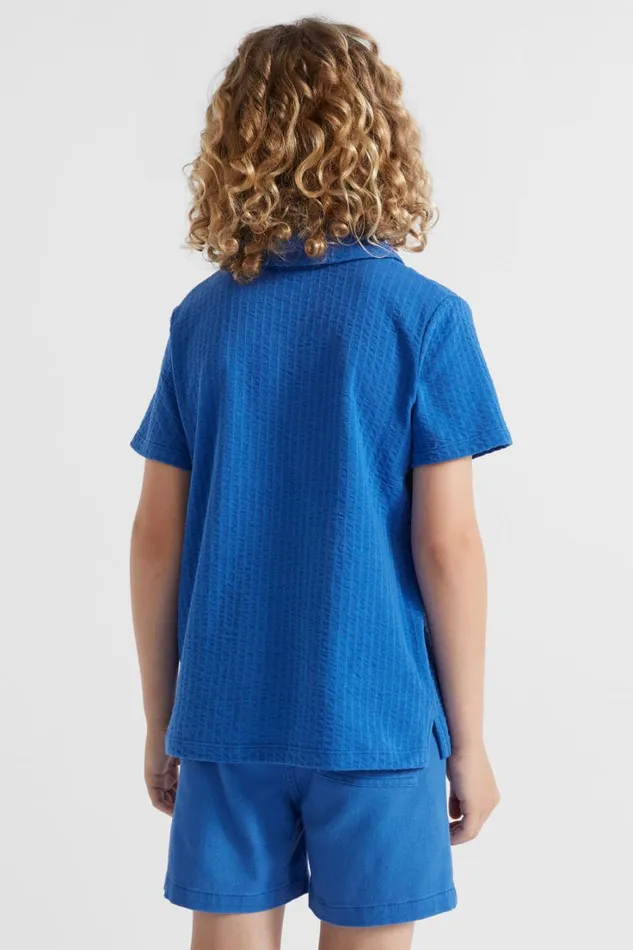 TShirts and Tops Boy Seed Heritage Jersey Polo Marine