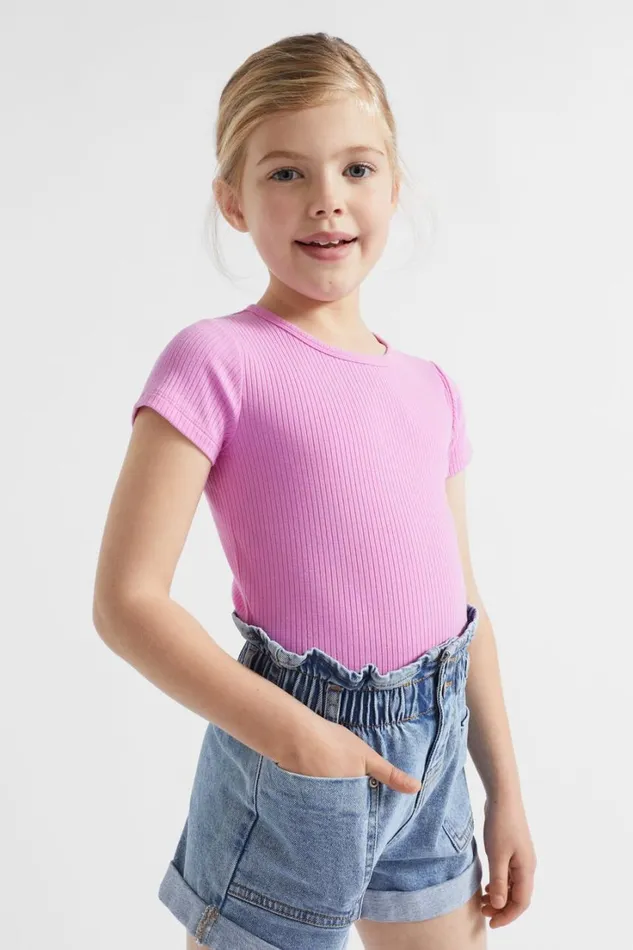 TShirts and Tops Girl Seed Heritage Core Rib Tee Lily