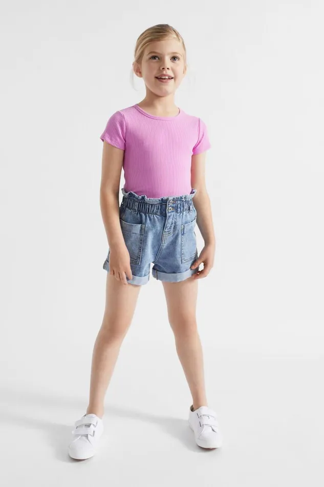 TShirts and Tops Girl Seed Heritage Core Rib Tee Lily