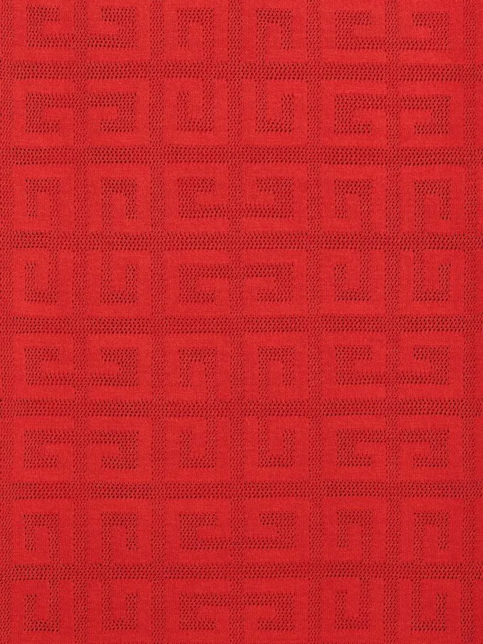 Tank Top Dress In 4g Jacquard Red Women Givenchy Dresses