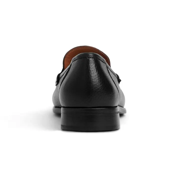 Tonio Slip On Loafer Black Cervo Leather Men Bruno Magli Casual Shoes