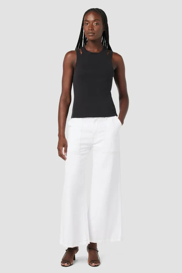 Tops and Sweaters Women Hudson Jeans Cut Out Tank Black Tops and Sweaters Women Hudson Jeans Cut Out Tank Black