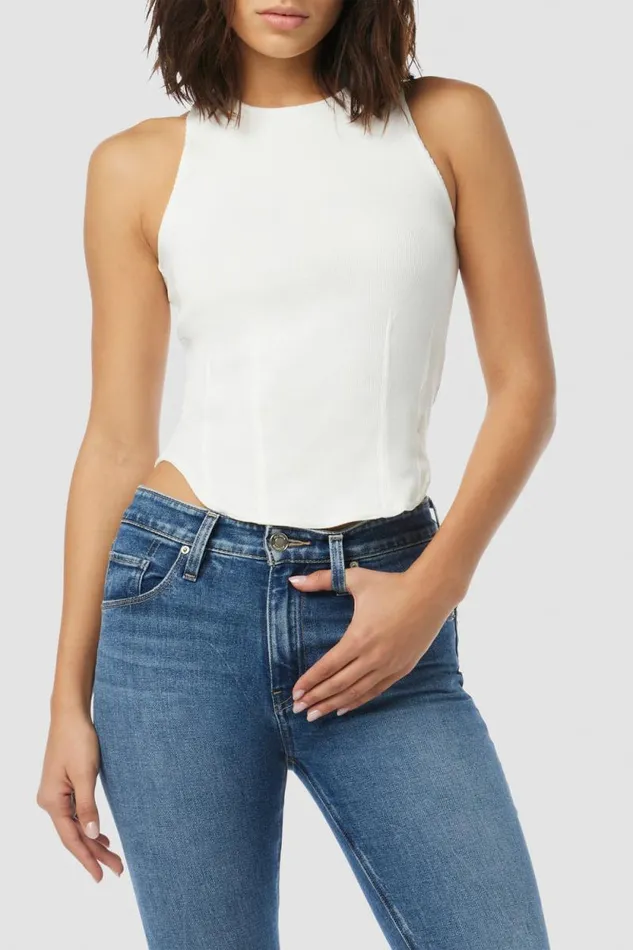 Tops and Sweaters Women Hudson Jeans Eco Darted Tank White