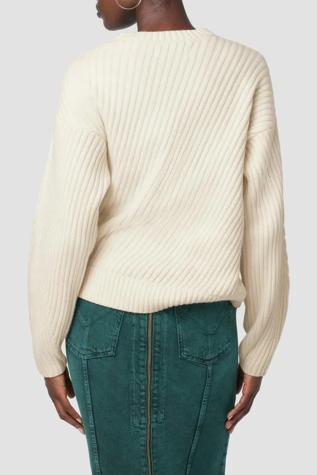 Tops and Sweaters Women Hudson Jeans Front Wrap Sweater White Rabbit Tops and Sweaters Women Hudson Jeans Front Wrap Sweater White Rabbit