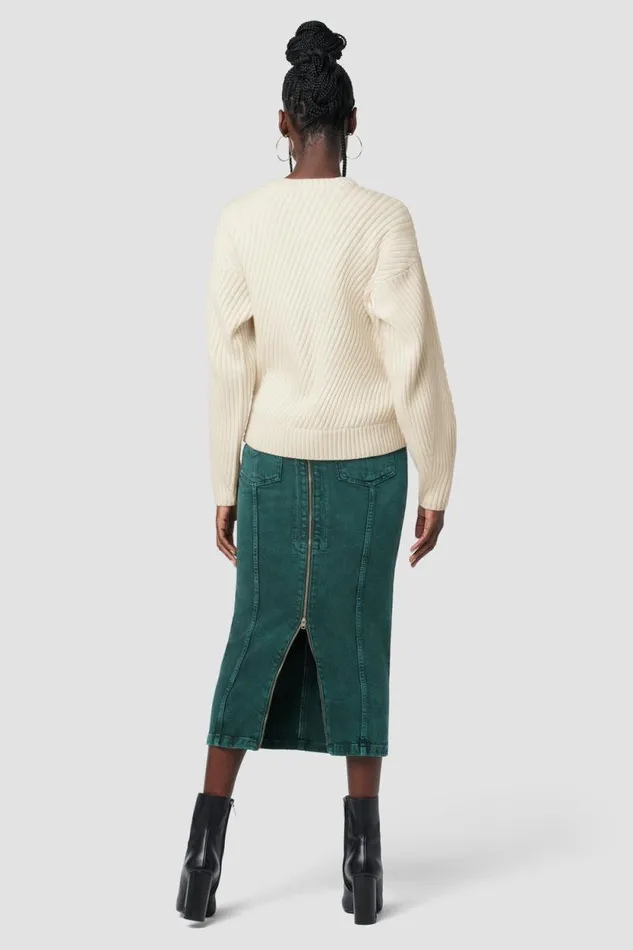 Tops and Sweaters Women Hudson Jeans Front Wrap Sweater White Rabbit Tops and Sweaters Women Hudson Jeans Front Wrap Sweater White Rabbit