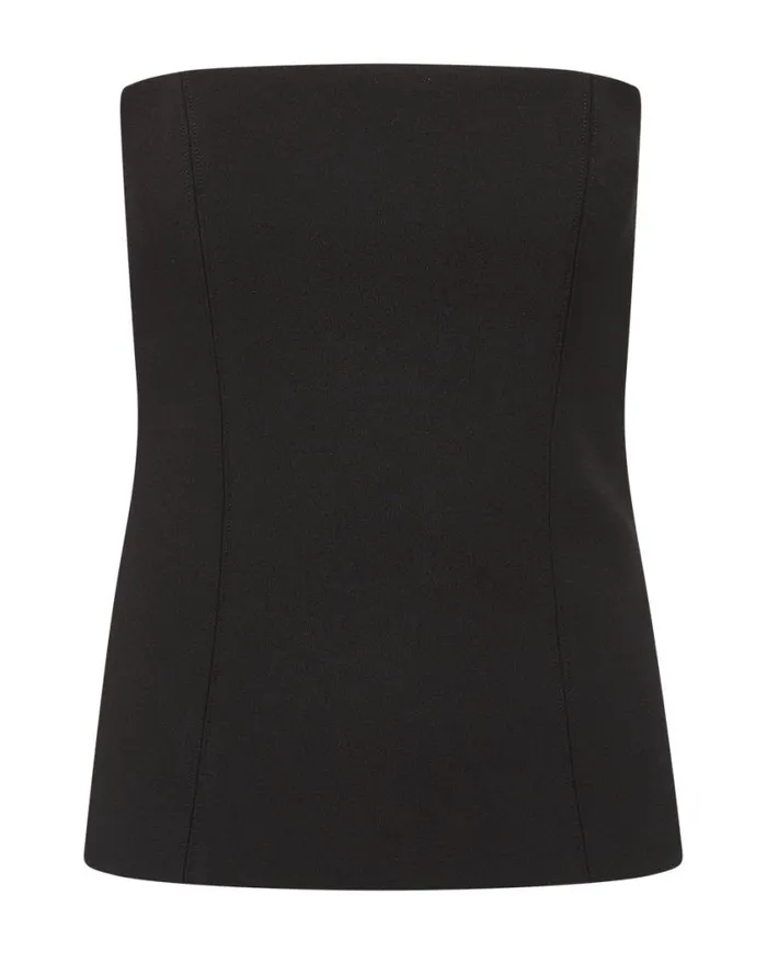 Tops and Tees Shop Veronica Beard Astrid Strapless Top Black