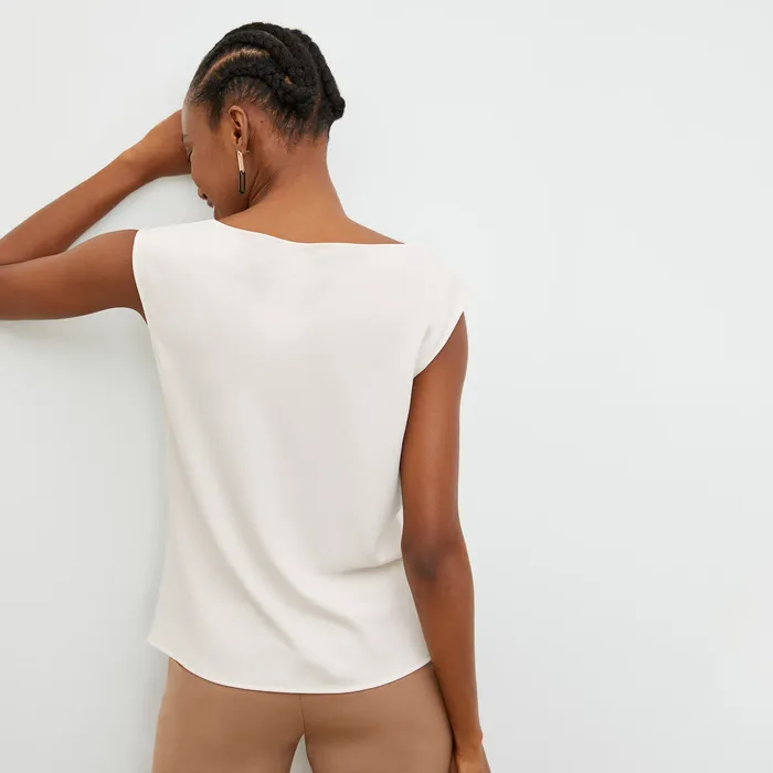 Tops Women M M LaFleur The Nora Top 8211 Eco Soft Wave Ivory