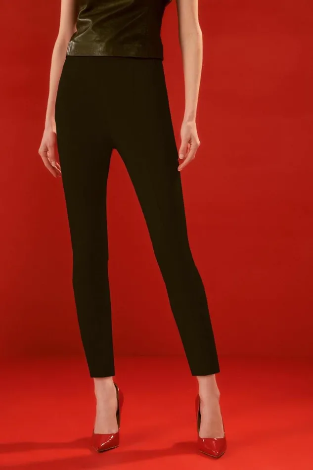 Trousers Women Karen Millen The Founder Italian Tailored Slim Leg Trouser Black