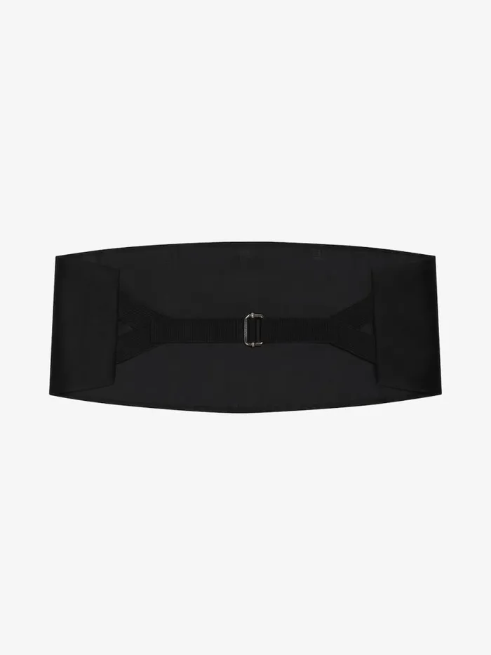 Tuxedo Belt In Silk Black Men Givenchy Belts