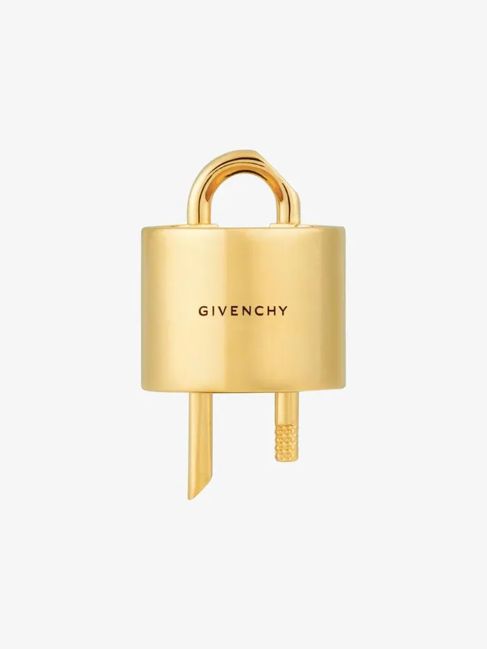 U Lock Ring In Metal Golden Yellow WomenMen Givenchy Jewelry