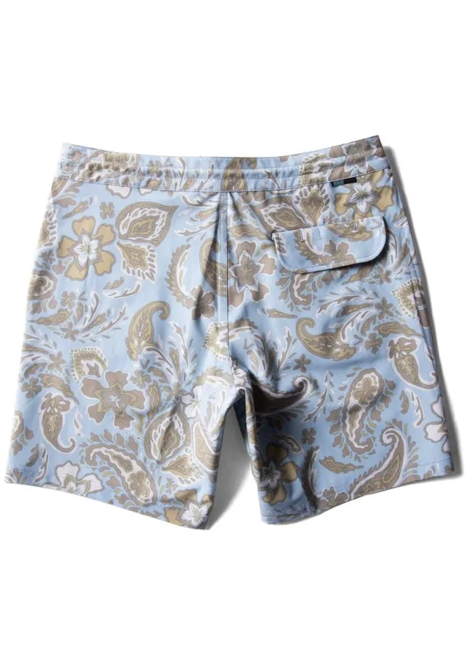 Vagabond 175quot Boardshort Stone Blue Men Vissla Boardshorts