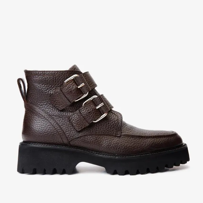 Vinci Leather Boots and Booties The Harry Brown Leather Double Monk Ankle Boot 8211 Women Vinci Leather Boots and Booties The Harry Brown Leather Double Monk Ankle Boot 8211 Women