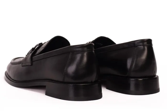 Vinci Leather Dress Shoes Amsterdam Black Bit Loafer Shoe 8211 Men