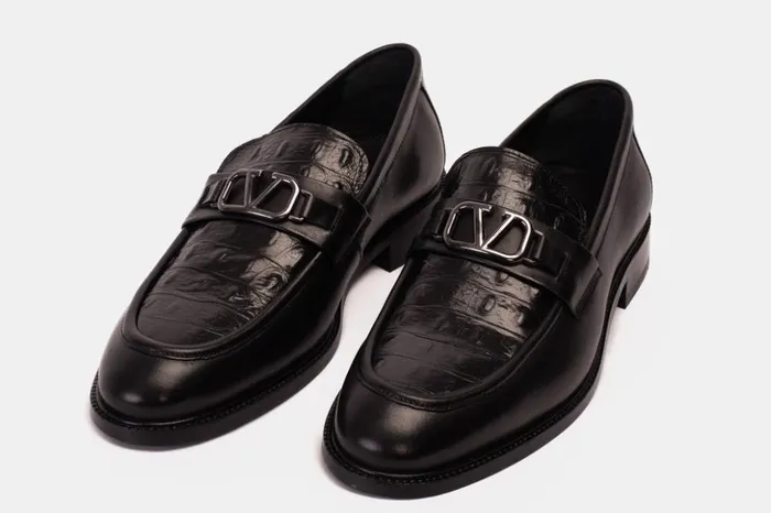 Vinci Leather Dress Shoes Amsterdam Black Bit Loafer Shoe 8211 Men